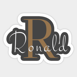 I am Ronald Sticker